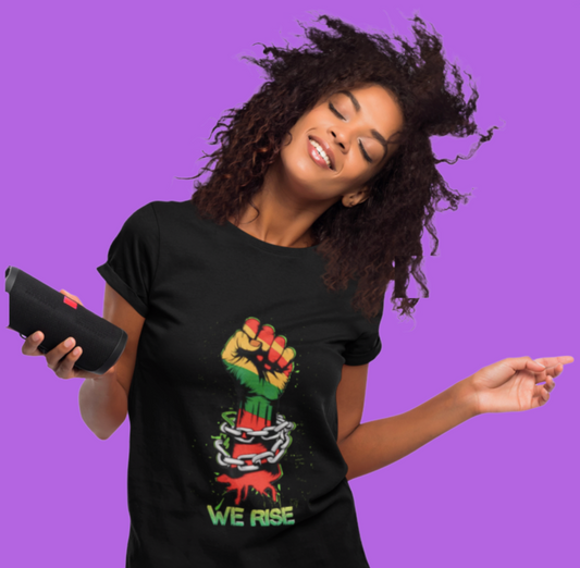 We Rise Black W
